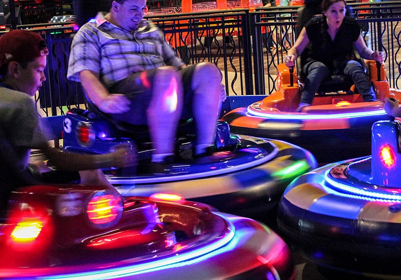 spin flip bumper cars